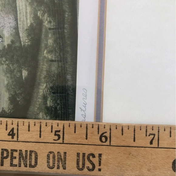 Vtg Bill Saunders Spring Pastures  Signed - Picture 13 of 13